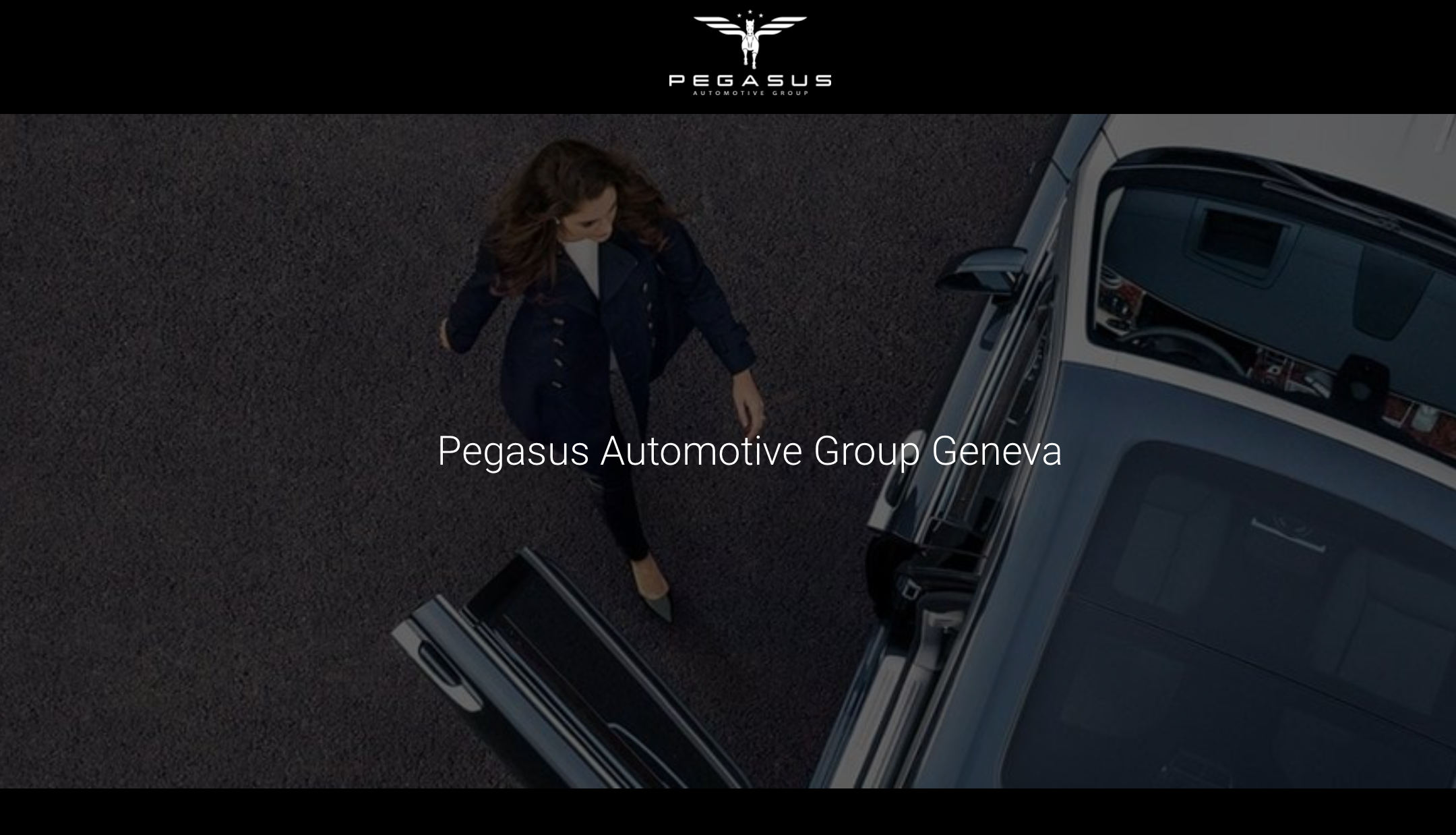 Capture d'écran du site web Pegasus